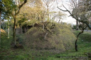 長篠城の空堀
