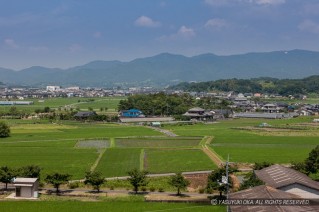 備中高松城遠景