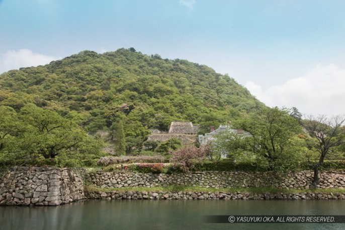 鳥取城遠景