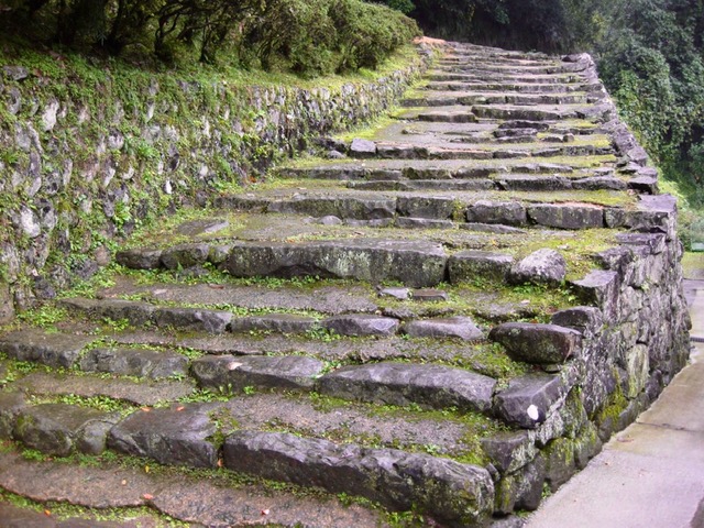 宇和島城登城路