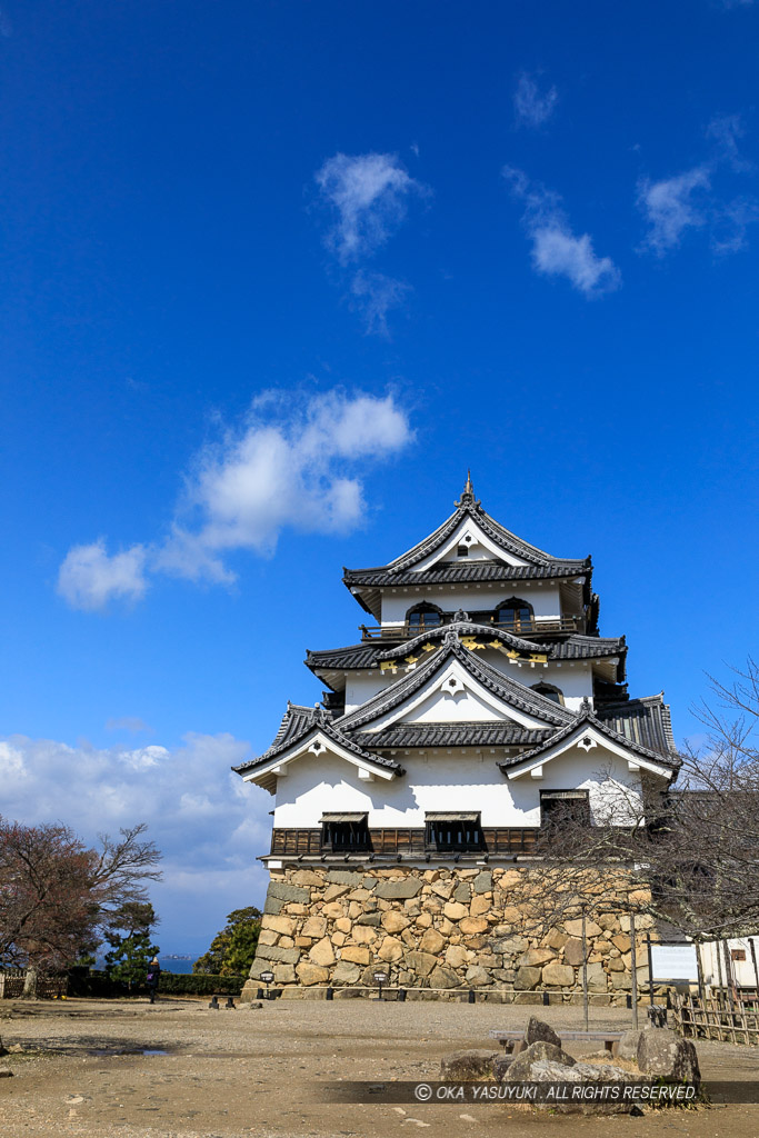 彦根城天守東面