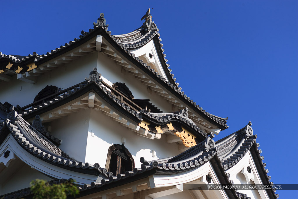 彦根城天守の唐破風