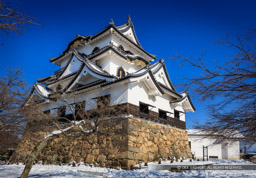 彦根城天守と雪｜高解像度画像サイズ：8008 x 5556 pixels｜写真番号：5DSA3746｜撮影：Canon EOS 5DS