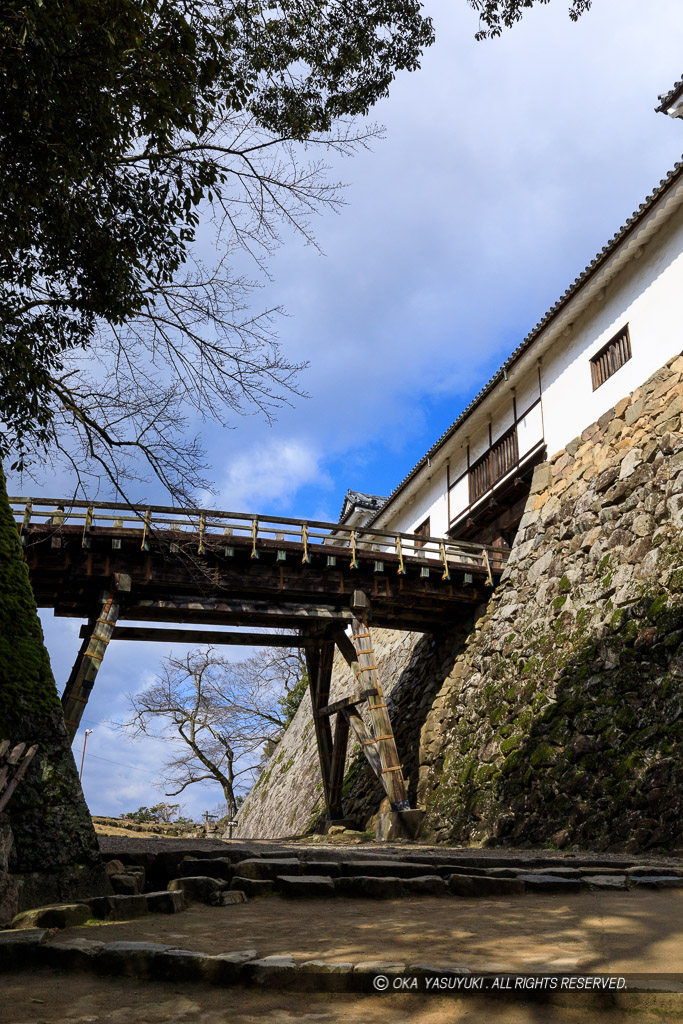 彦根城天秤櫓と廊下橋