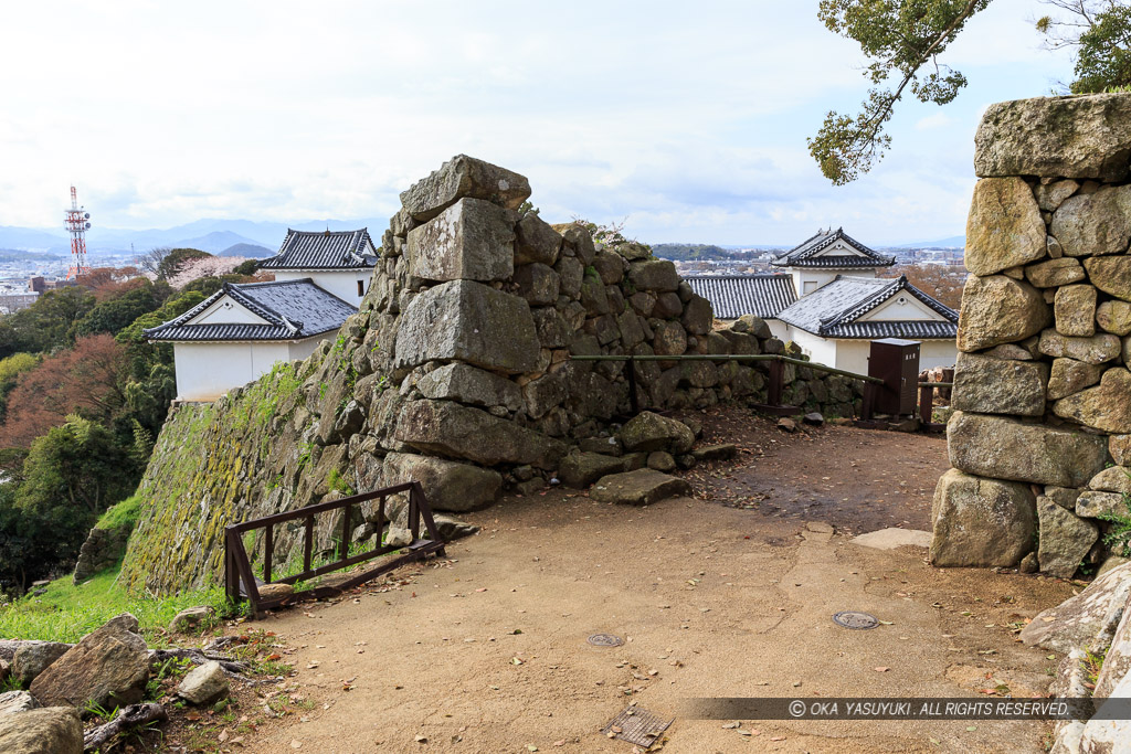 彦根城太鼓丸からの脱出路と埋御門跡