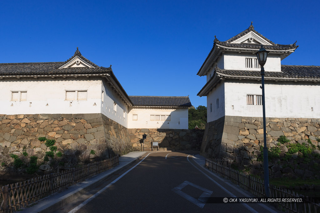 彦根城佐和口多聞櫓・御門櫓跡