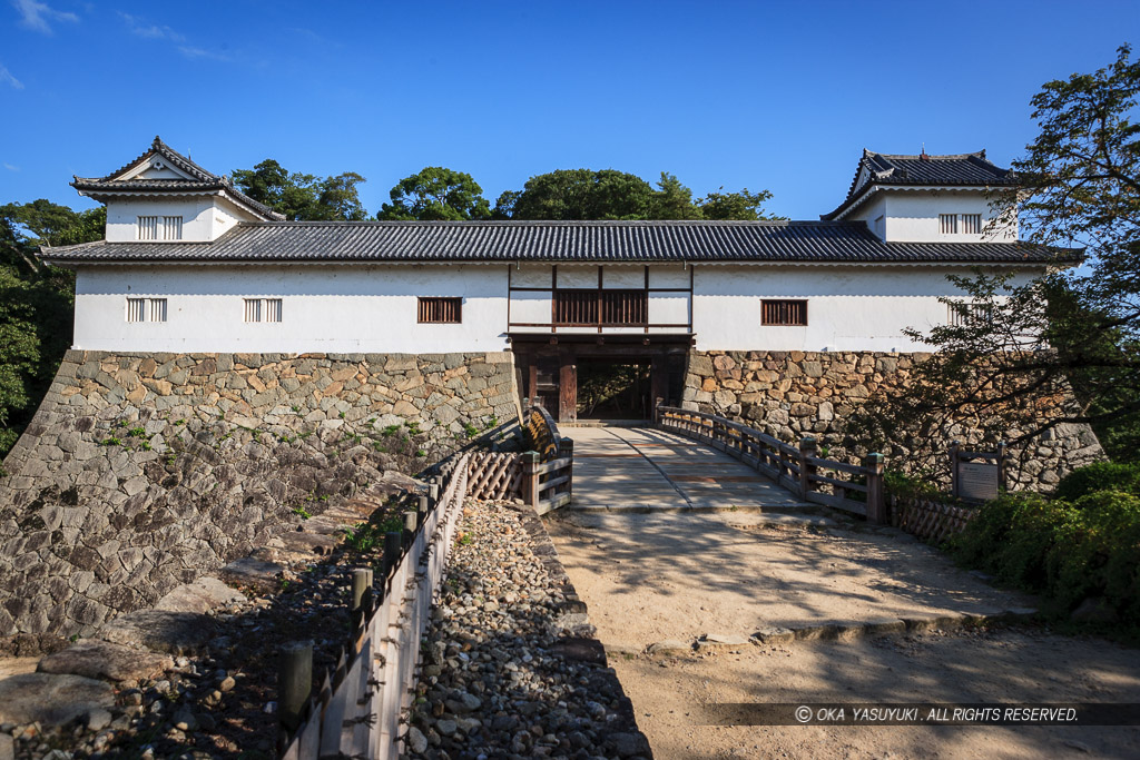 彦根城天秤櫓を正面から