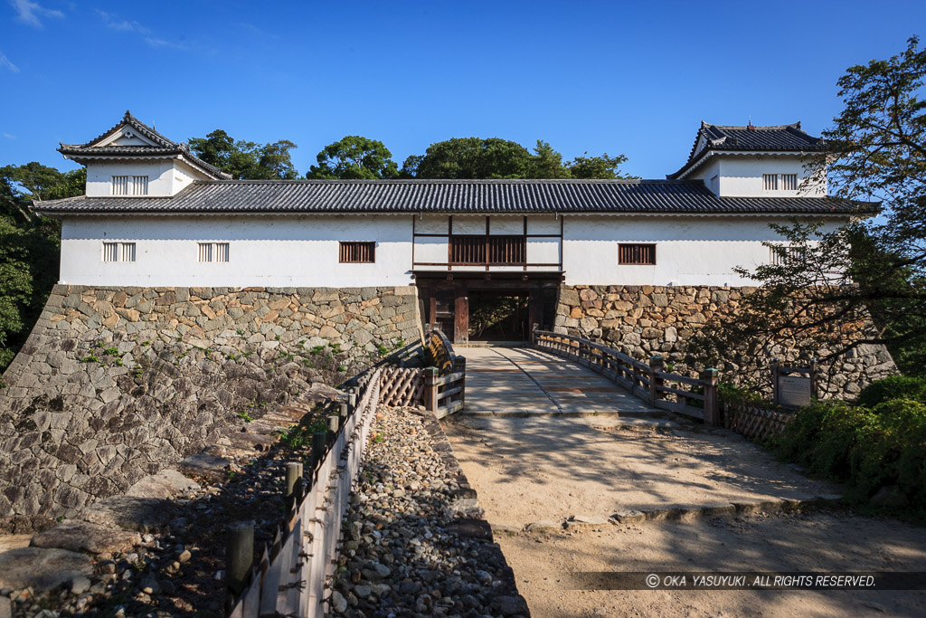 彦根城天秤櫓を正面から