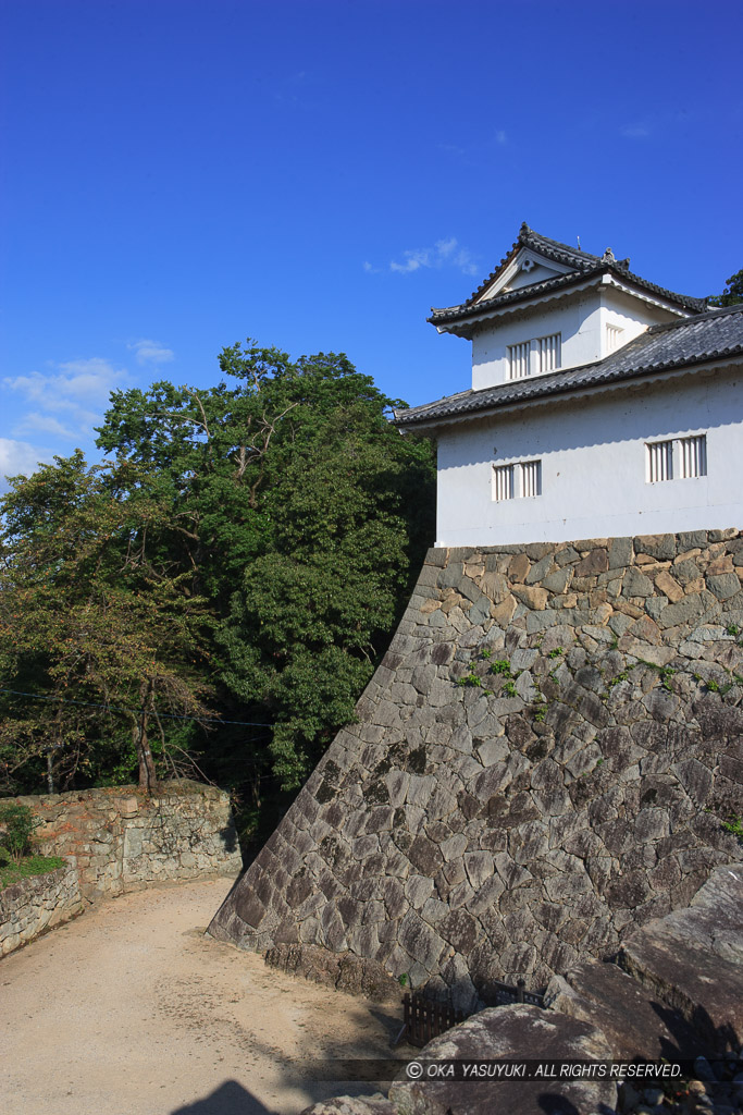 彦根城廊下橋西側二重櫓・御門櫓跡