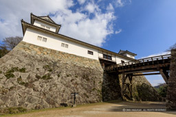 彦根城天秤櫓と廊下橋・西から｜高解像度画像サイズ：6720 x 4480 pixels｜写真番号：5D4A5408｜撮影：Canon EOS 5D Mark IV