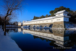 彦根城佐和口多聞櫓・雪｜高解像度画像サイズ：8688 x 5792 pixels｜写真番号：5DSA3622｜撮影：Canon EOS 5DS