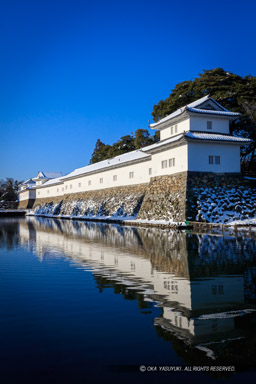 彦根城佐和口多聞櫓・雪｜高解像度画像サイズ：5792 x 8688 pixels｜写真番号：5DSA3627｜撮影：Canon EOS 5DS