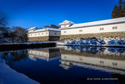 彦根城佐和口多聞櫓・雪｜高解像度画像サイズ：8688 x 5792 pixels｜写真番号：5DSA3637｜撮影：Canon EOS 5DS