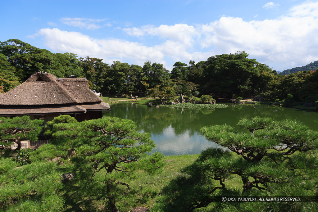 鳳翔台から東を望む