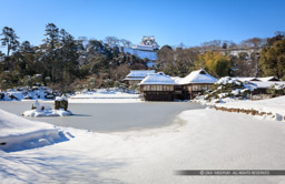 冬の玄宮園｜高解像度画像サイズ：8688 x 5641 pixels｜写真番号：5DSA3809｜撮影：Canon EOS 5DS