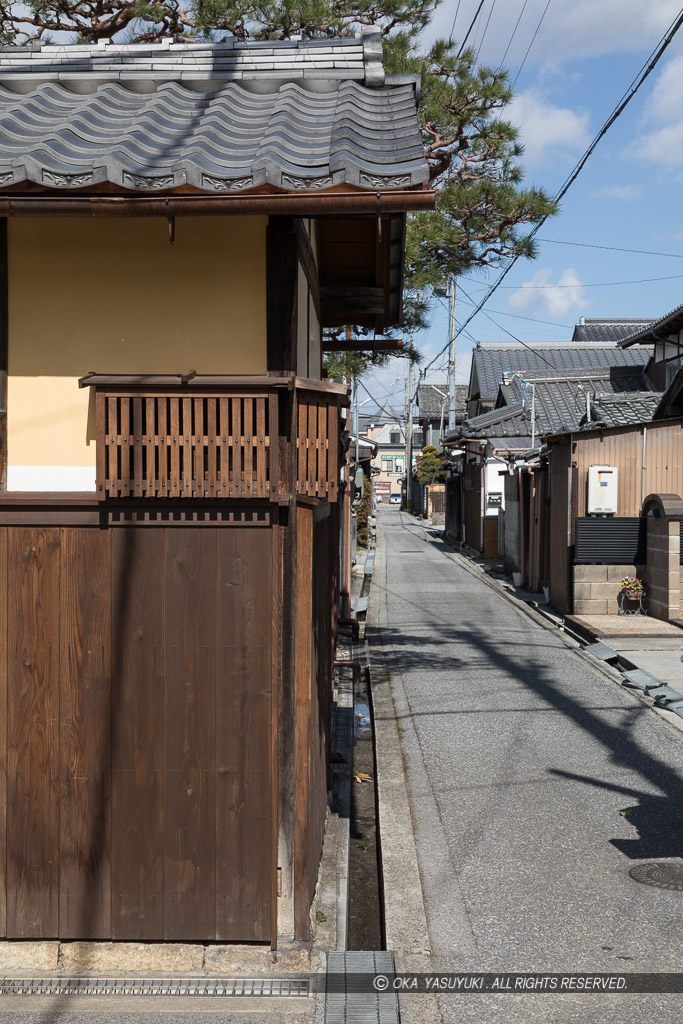 足軽組辻番所の監視窓