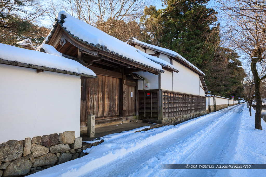 埋木舎・雪