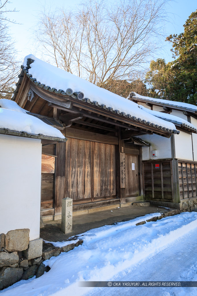 埋木舎・雪