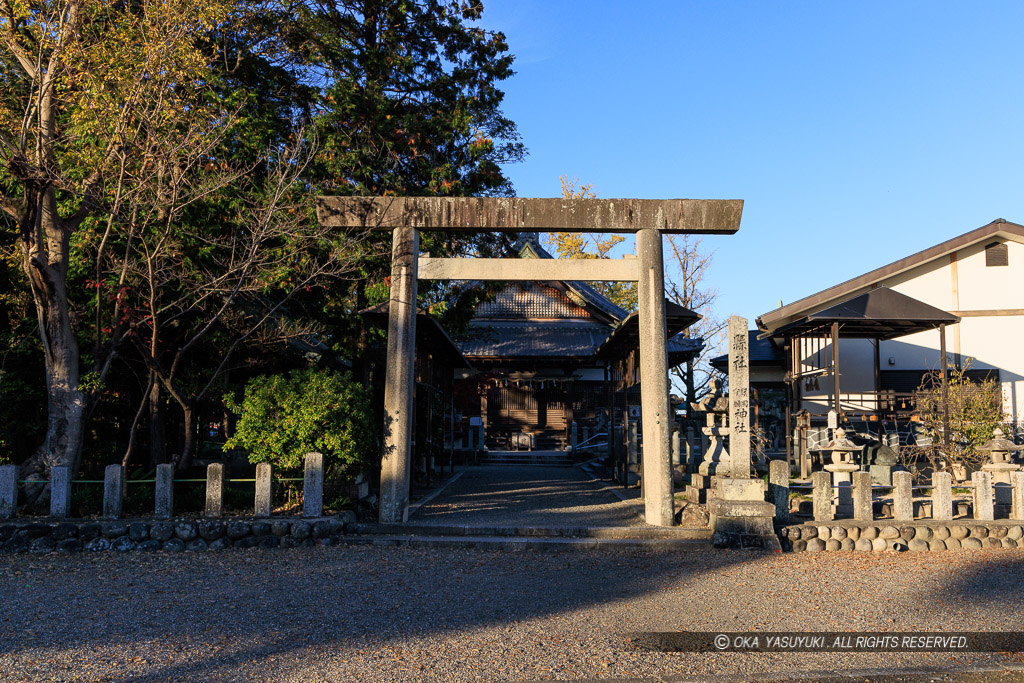 桑名城本丸跡に建つ鎮国守国神社