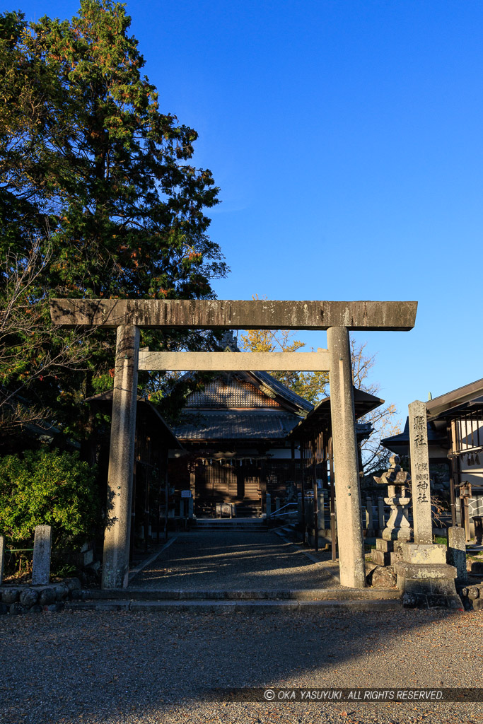 桑名城本丸跡に建つ鎮国守国神社