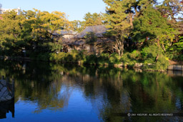 桑名城の水堀風景・本丸北側｜高解像度画像サイズ：8192 x 5464 pixels｜写真番号：344A6840｜撮影：Canon EOS R5